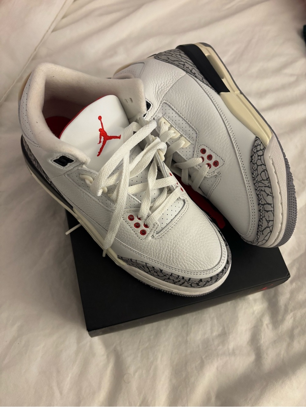 Nike Air Jordan 3 White/Red/Gray